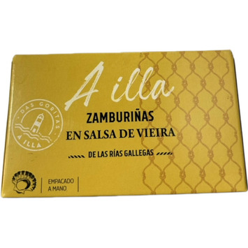 ZAMBURIÑAS EM SALSA DE VIEIRA