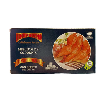 MUSLITOS DE CODORNIZ EM ESCABECHE LINO MORENO