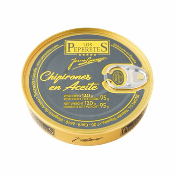 CHIPIRONES EM ACEITE DE OLIVA EM CONSERVA OS PEPERETES
