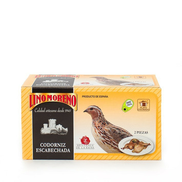 CODORNIZ ESCABECHADA LATA 2 PIEZAS LINO MORENO