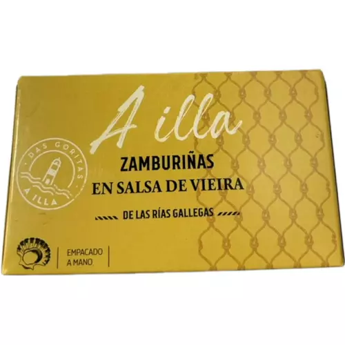 ZAMBURIÑAS EN SALSA DE VIEIRA