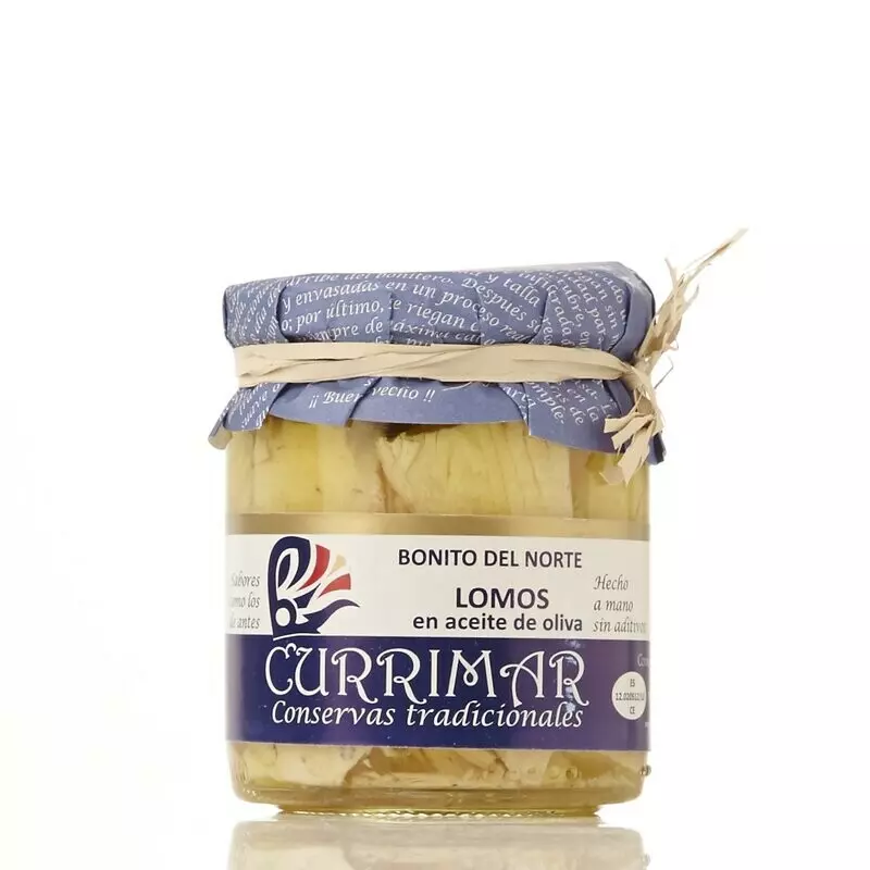 LOMOS DE BONITO DEL NORTE EN ACEITE DE OLIVA CURRIMAR