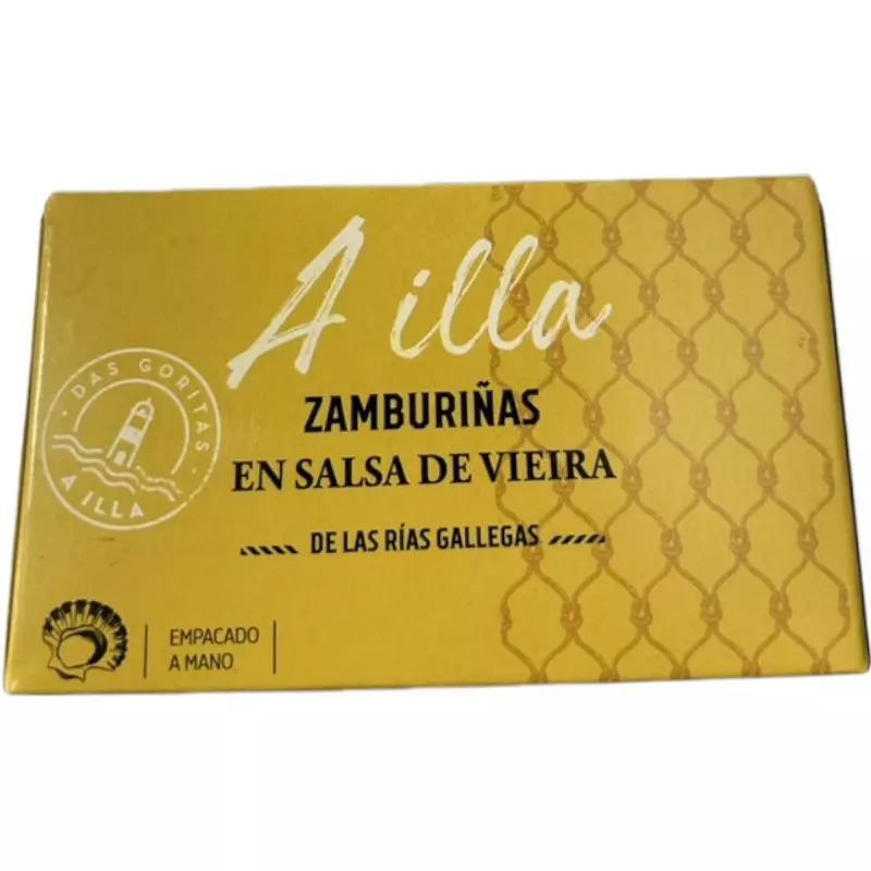 ZAMBURIÑAS EN SALSA DE VIEIRA