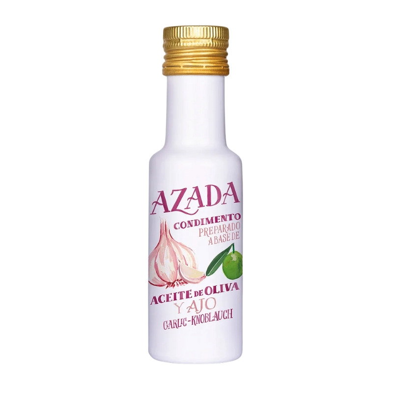 ACEITE DE OLIVA Y AJO AZADA BOTELLA 100ML.