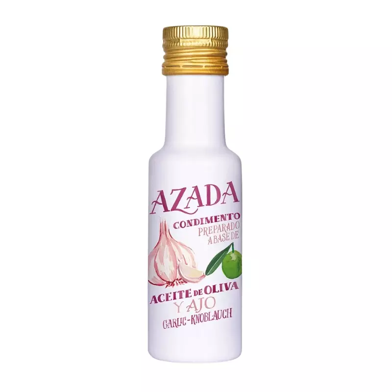 ACEITE DE OLIVA Y AJO AZADA BOTELLA 100ML.
