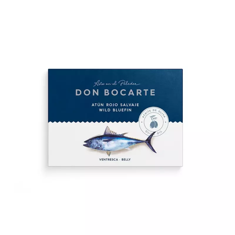 ATÚN ROJO SALVAJE  VENTRESCA DON BOCARTE LATA 120G