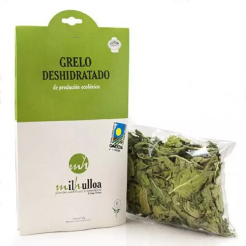 GRELO DESHIDRATADO ECOLÓGICO MILHULLOA 60g.