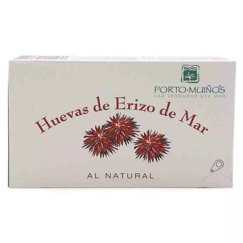 HUEVAS DE ERIZO AL NATURAL PORTOMUIÑOS lata 50g