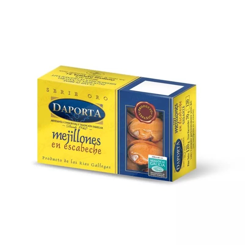 MEJILLONES EN ESCABECHE 6/8 DAPORTA