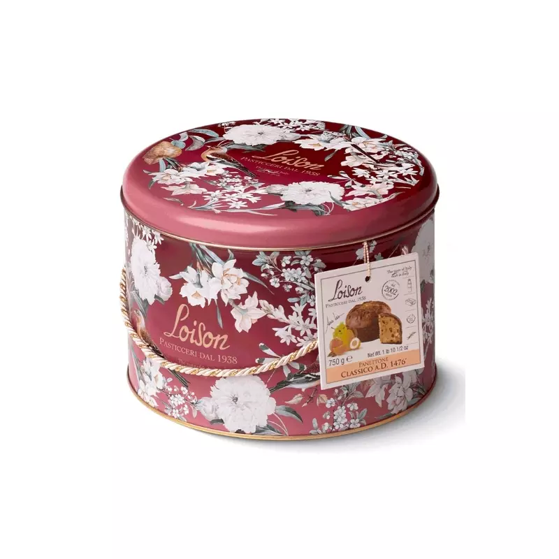PANETTONE CLÁSICO LOISSON LATA 750g,