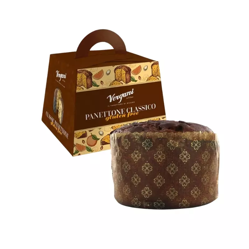 PANETTONE CLÁSICO SIN GLUTEN VERGANI