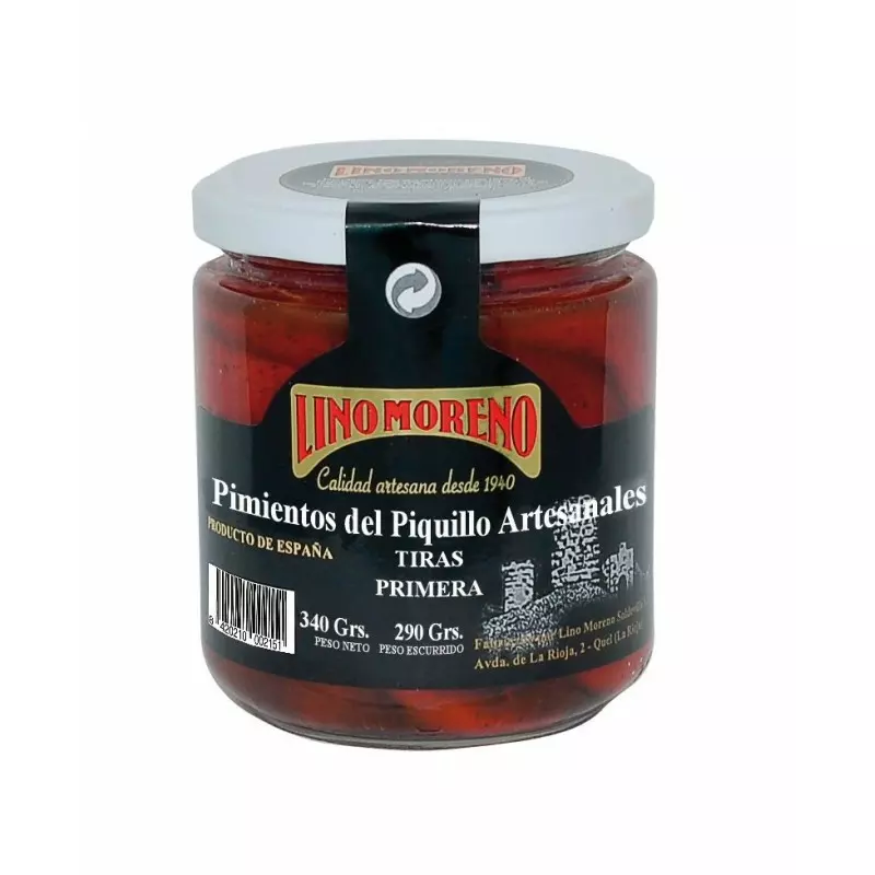 PIMIENTO PIQUILLO LINO MORENO FRASCO 340
