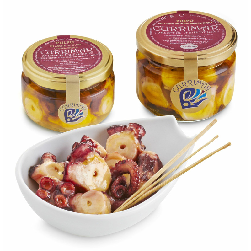 PULPO EN ACEITE DE OLIVA VIRGEN EXTRA CURRIMAR